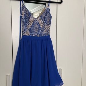 Cobalt blue dress